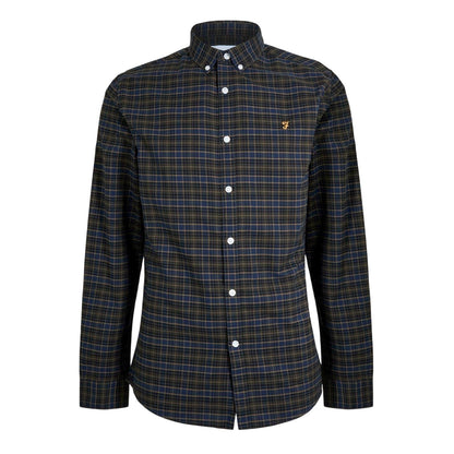 Blackwatch - Front - Farah Mens Fraser Checked Regular Button-Down Shirt