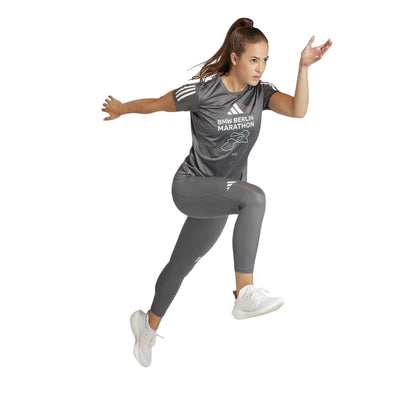 Grey - Lifestyle - Adidas Womens-Ladies Berlin Marathon 2023 BMW T-Shirt
