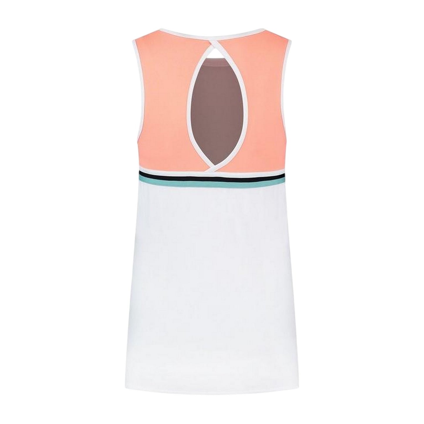 White-Desert - Back - K-Swiss Womens-Ladies Scoop Neck Regular Tank Top
