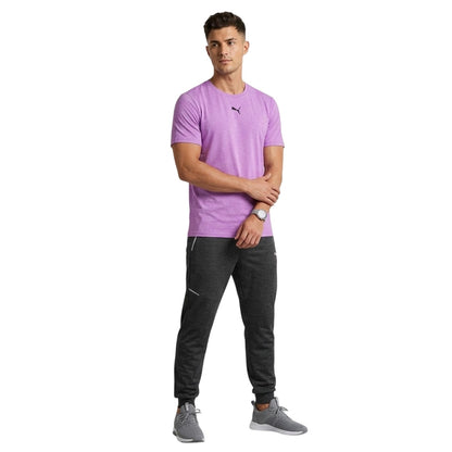 Electric Pink - Side - Puma Mens Tad Performance Gym T-Shirt