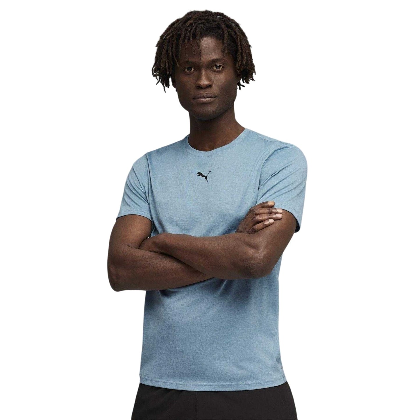 Baltic Blue - Side - Puma Mens Tad Performance Gym T-Shirt