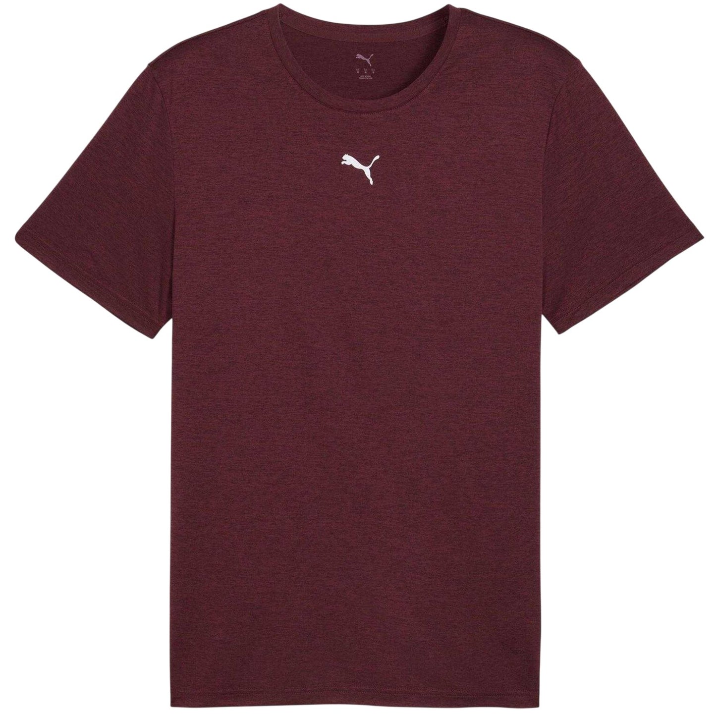 Burgundy - Front - Puma Mens Tad Performance Gym T-Shirt