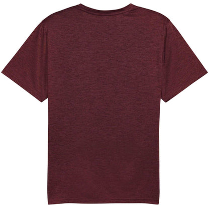 Burgundy - Back - Puma Mens Tad Performance Gym T-Shirt