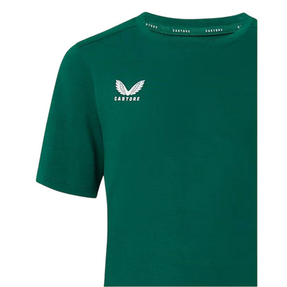 Botanical Garden - Side - Castore Childrens-Kids Logo Regular T-Shirt