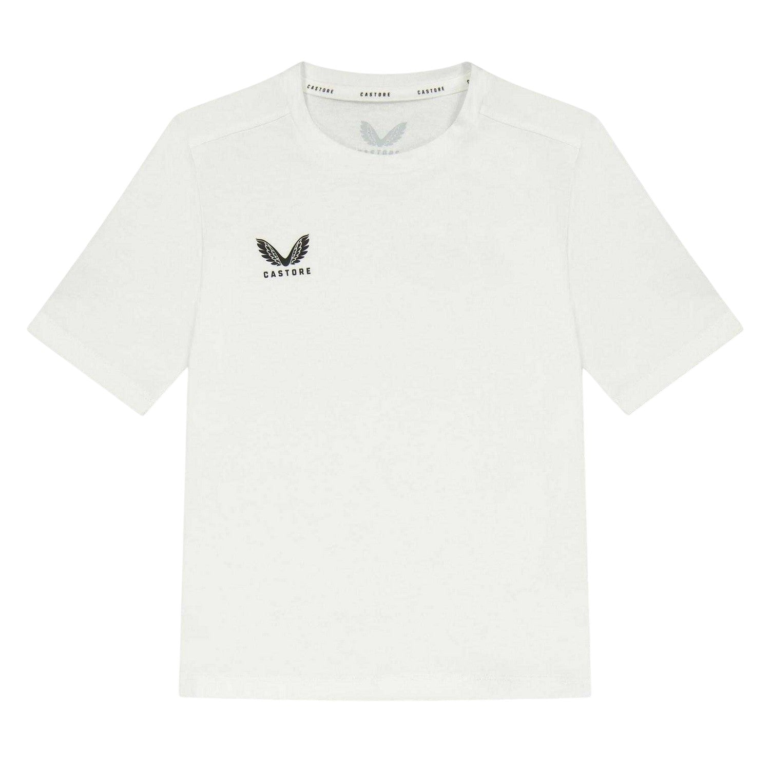 Brilliant White - Front - Castore Childrens-Kids Logo Regular T-Shirt