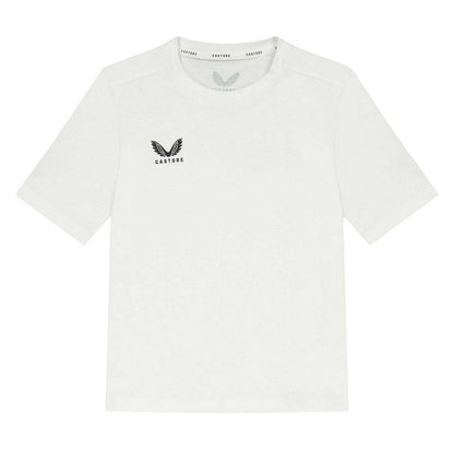 Brilliant White - Front - Castore Childrens-Kids Logo Regular T-Shirt
