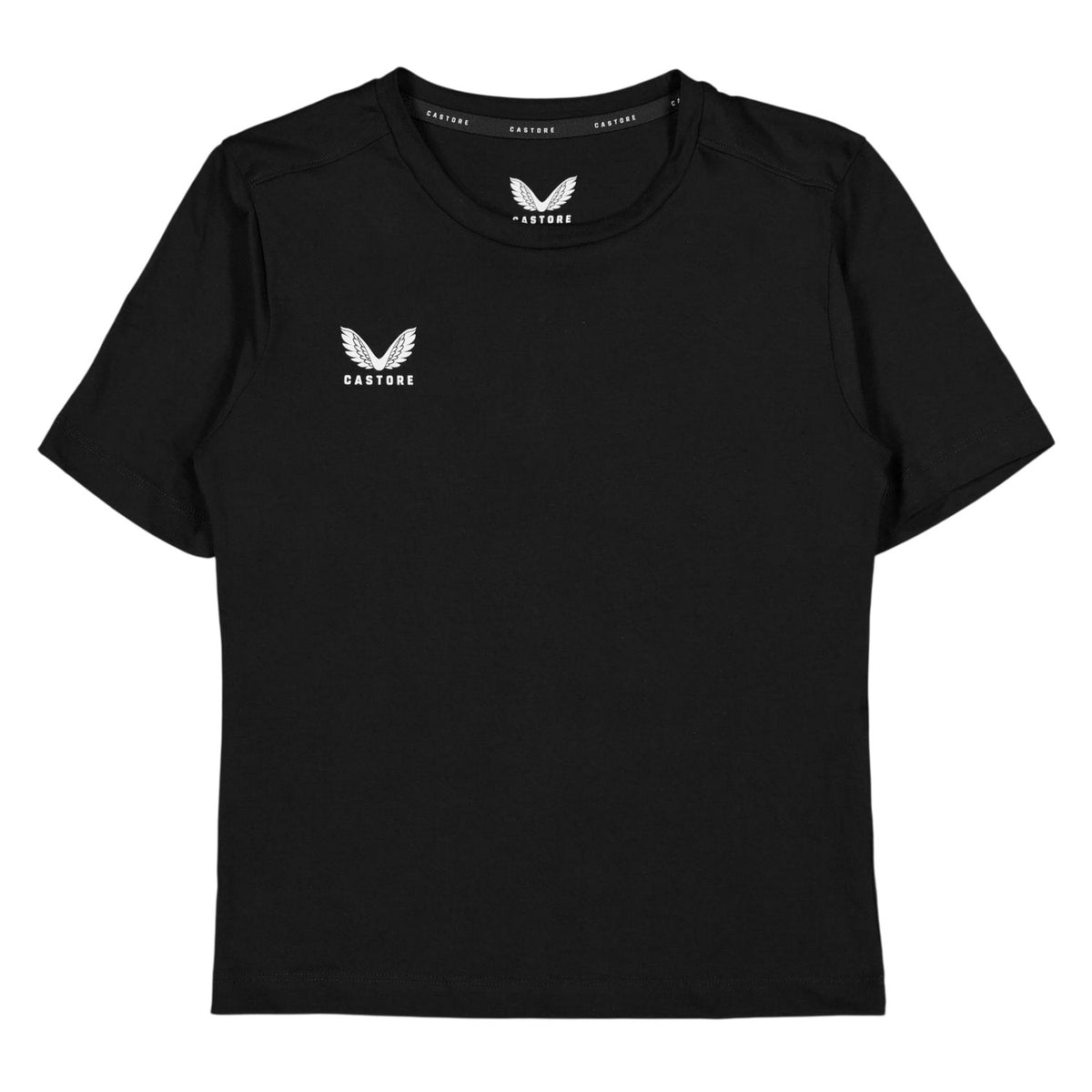 Caviar - Front - Castore Childrens-Kids Logo Regular T-Shirt