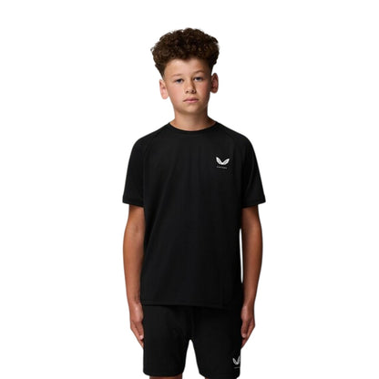 Caviar - Side - Castore Childrens-Kids Logo Regular T-Shirt
