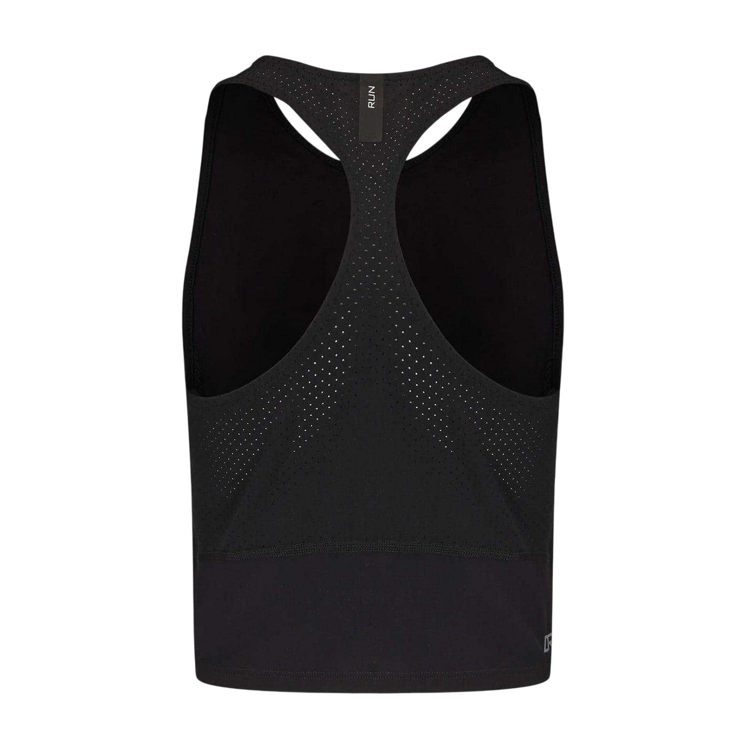 Black - Back - Karrimor Womens-Ladies Quarter Zip Gym Tank Top