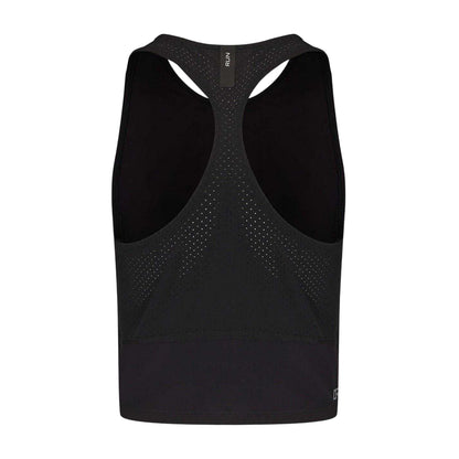 Black - Back - Karrimor Womens-Ladies Quarter Zip Gym Tank Top