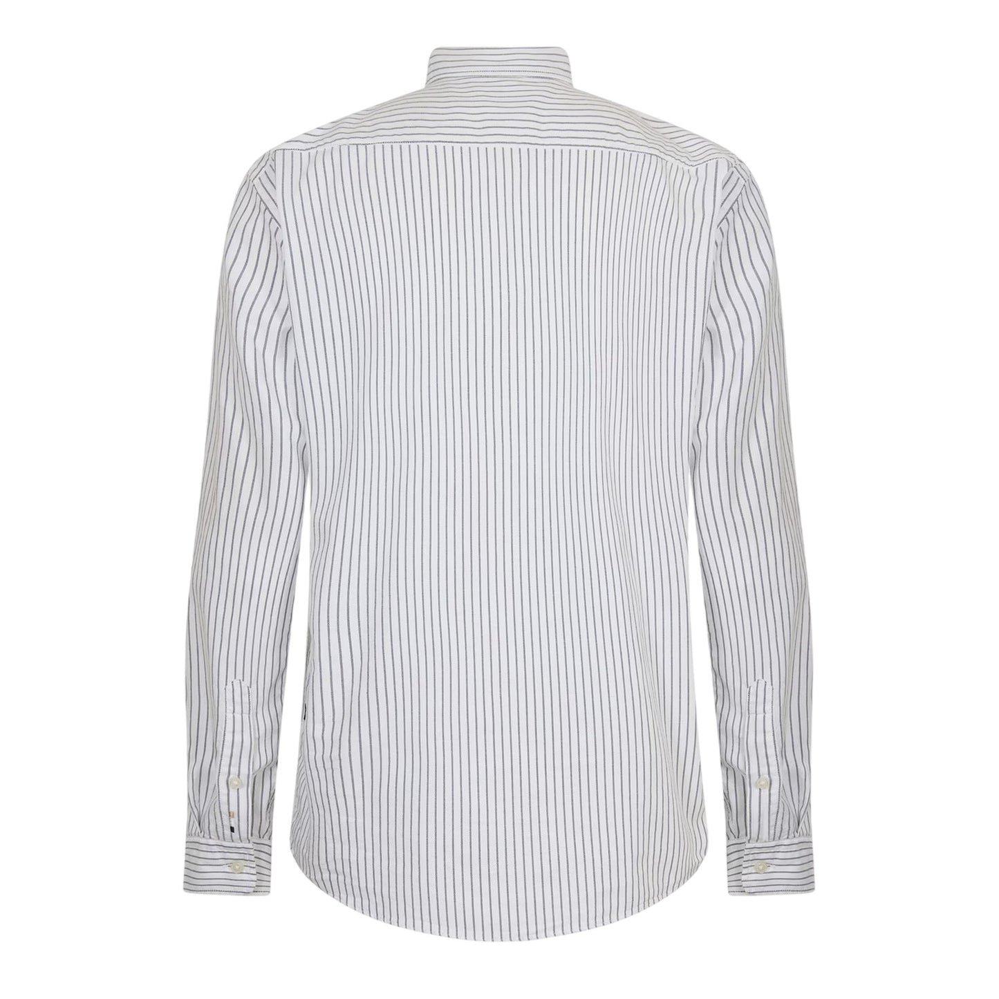 White - Back - Boss Mens S-Roan Oxford Long-Sleeved Button-Down Shirt