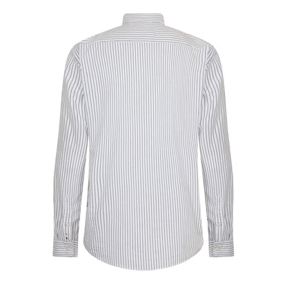 White - Back - Boss Mens S-Roan Oxford Long-Sleeved Button-Down Shirt