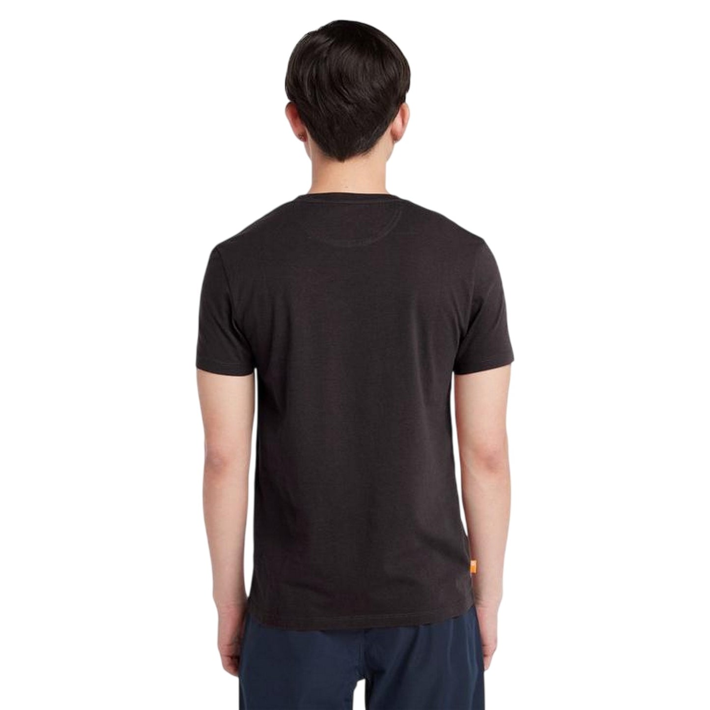 Black - Back - Timberland Mens River Embroidered Crew Neck T-Shirt