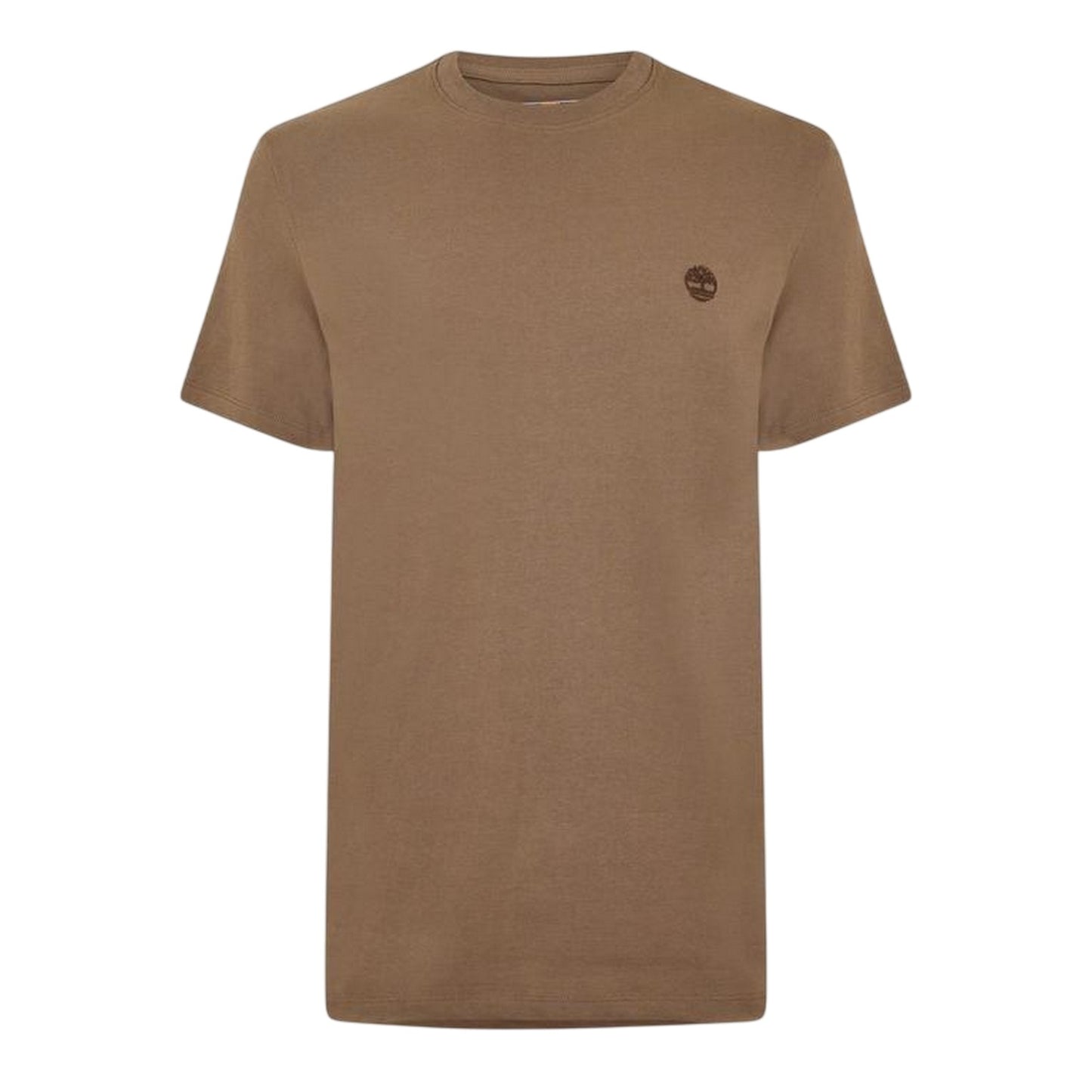 Chocolate Chip - Front - Timberland Mens River Embroidered Crew Neck T-Shirt