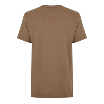 Chocolate Chip - Back - Timberland Mens River Embroidered Crew Neck T-Shirt