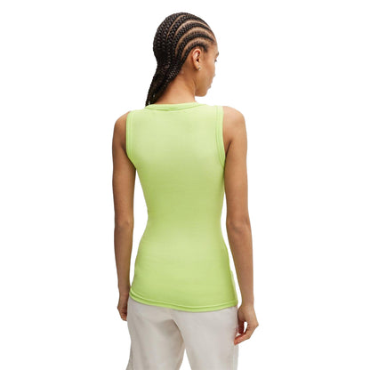 Green - Back - Boss Womens-Ladies C_Ematite Slim Tank Top