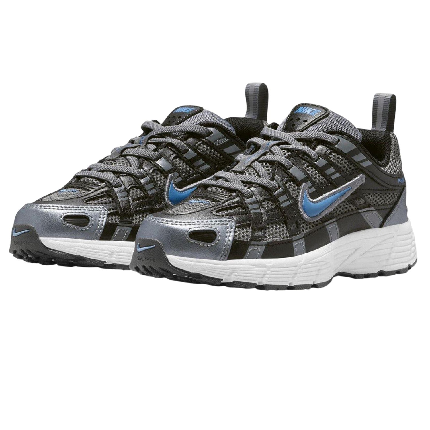 Smoke Grey - Lifestyle - Nike Childrens-Kids P-6000 Mesh Low Cut Shoes