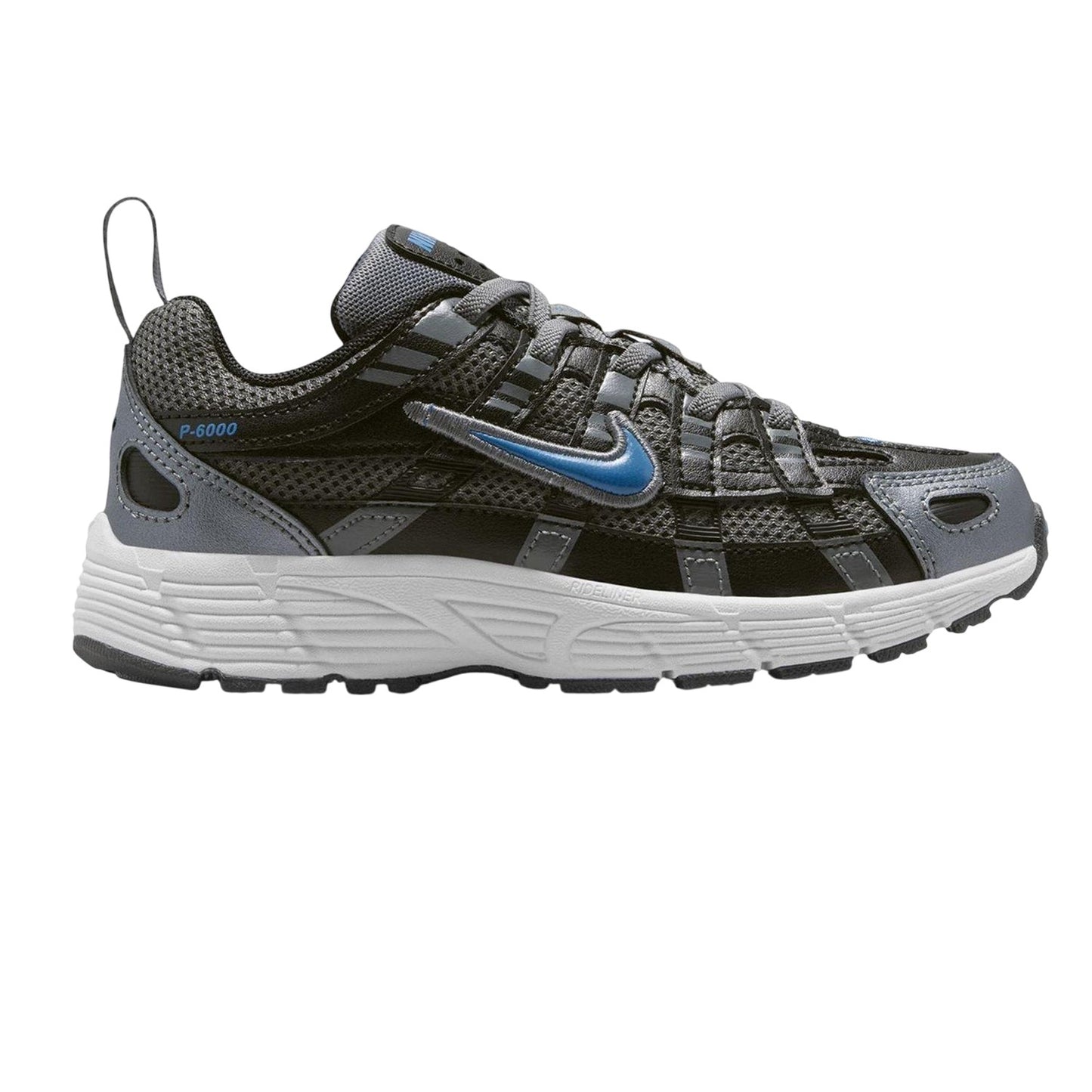 Smoke Grey - Front - Nike Childrens-Kids P-6000 Mesh Low Cut Shoes