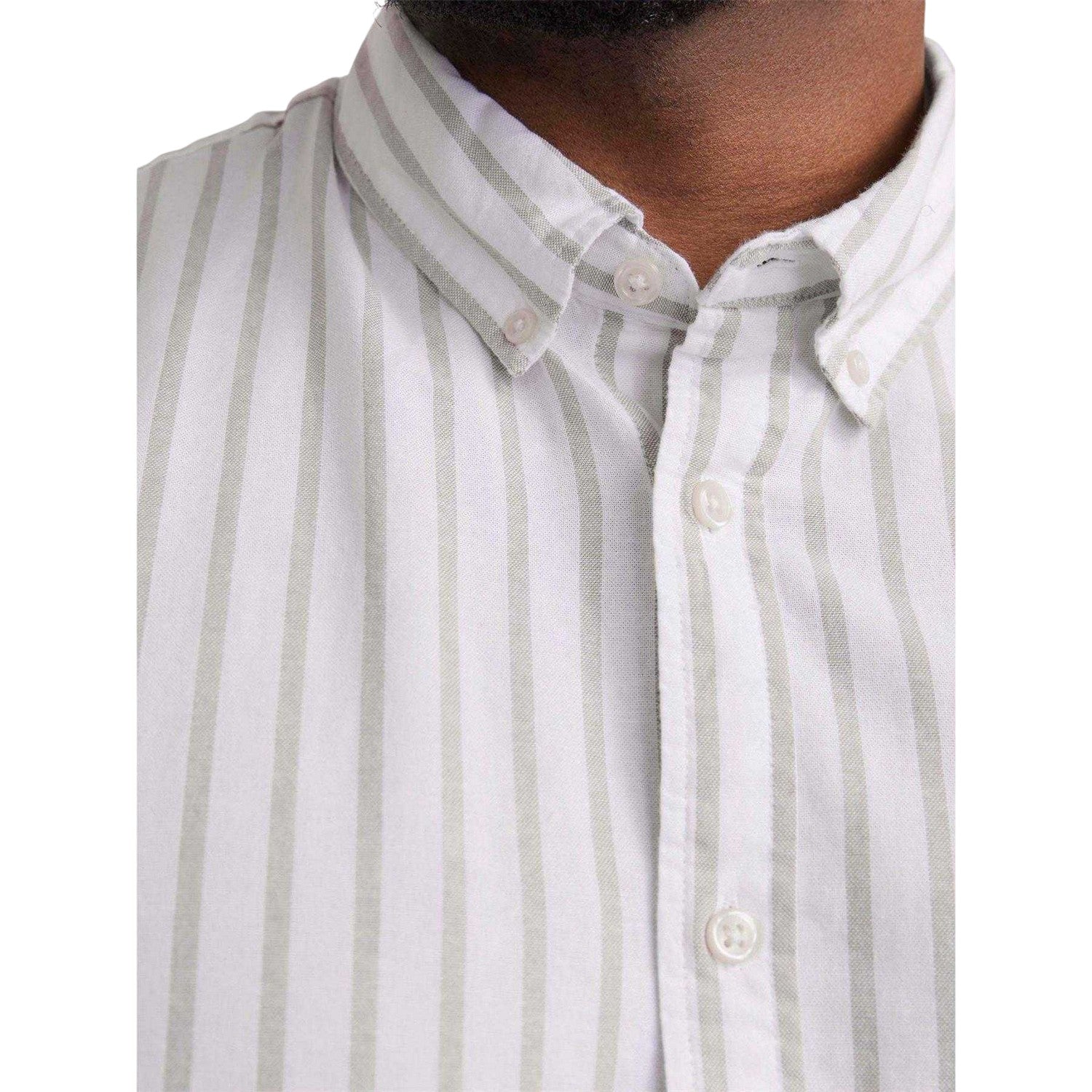 Crockery - Side - Jack And Jones Mens Oxford Cotton Button-Down Shirt