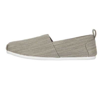 Grey Denim - Side - SoulCal Mens Canvas Beach Casual Shoes
