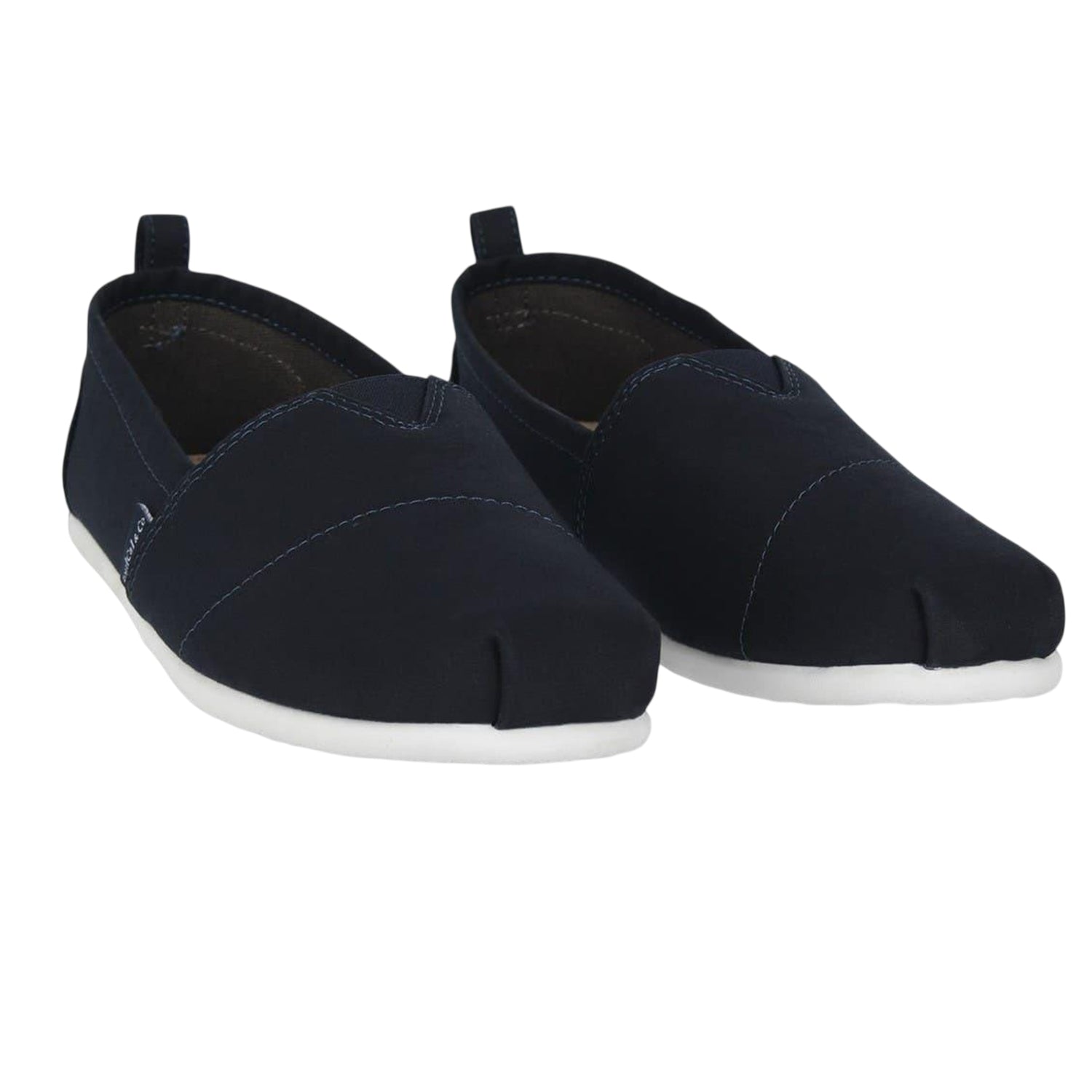 Navy - Pack Shot - SoulCal Mens Canvas Beach Casual Shoes