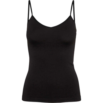 Black - Front - Vero Moda Womens-Ladies Jackie Polyamide Strappy Tank Top