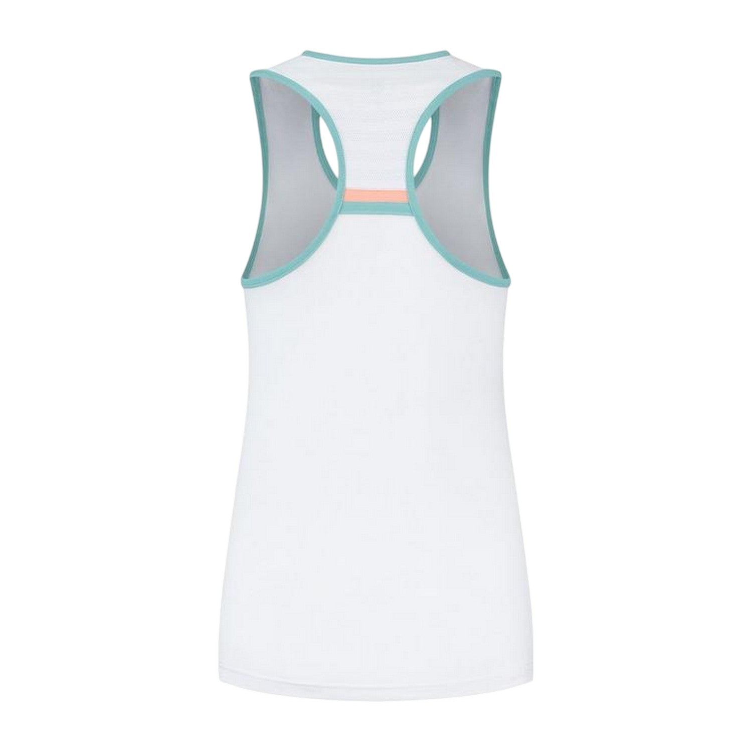 White - Back - K-Swiss Womens-Ladies Slim Sleeveless Tank Top