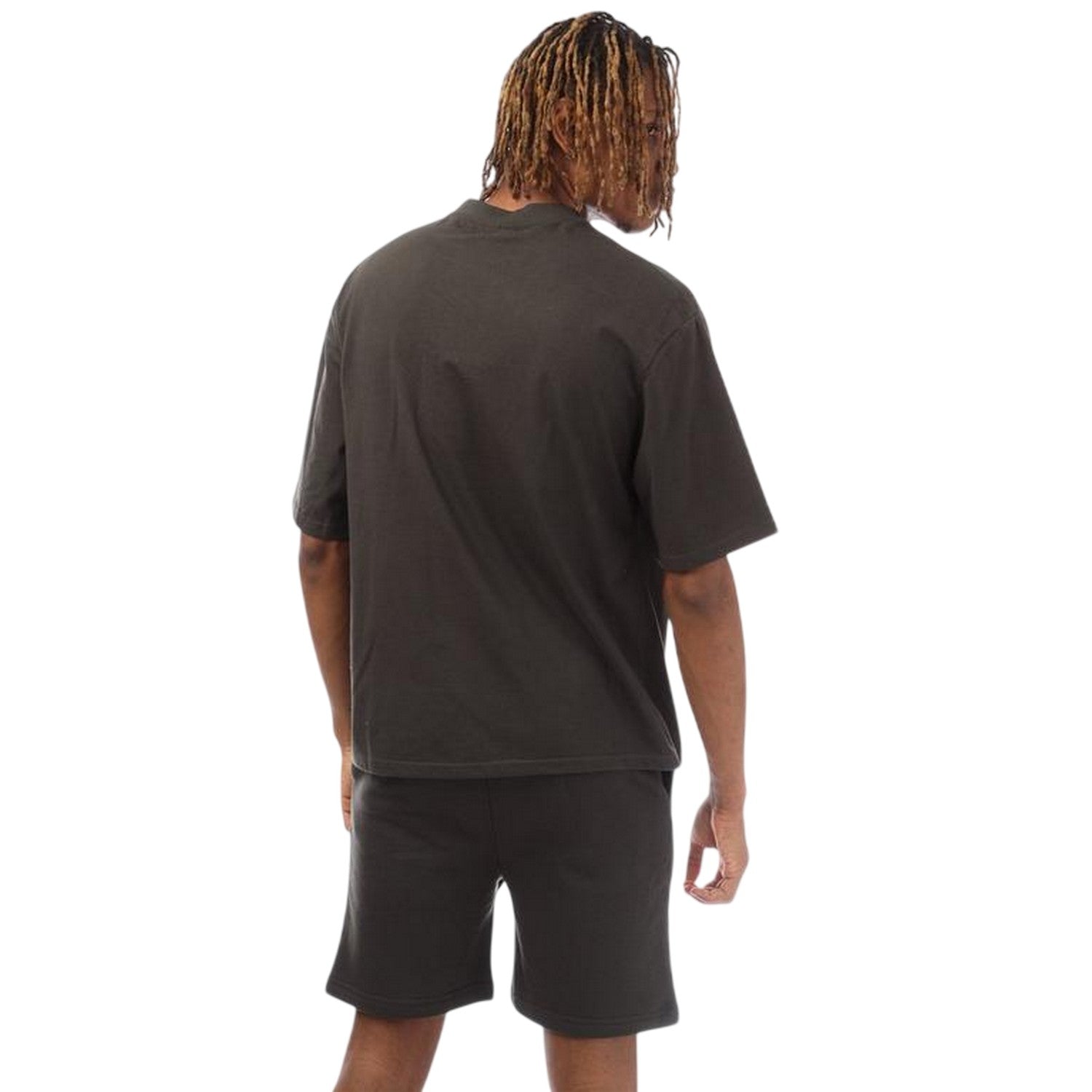 Black - Back - Hype Mens Signature Logo Oversized T-Shirt