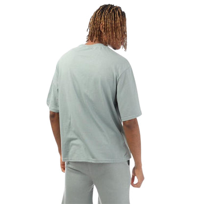 Moss - Back - Hype Mens Signature Logo Oversized T-Shirt
