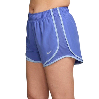 Sapphire-Blue - Side - Nike Womens-Ladies Tempo Dri-FIT Mid Rise Running Shorts