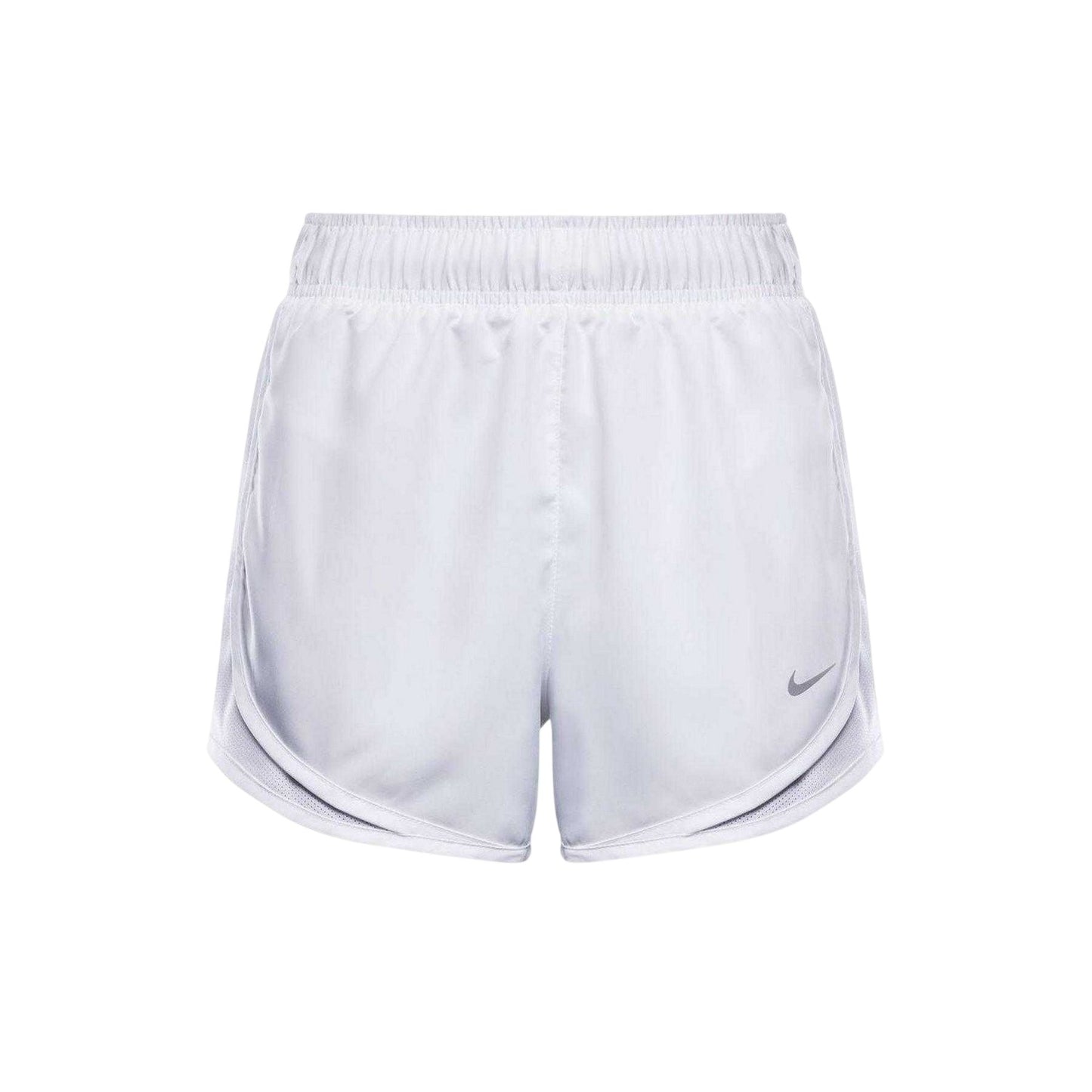 White - Front - Nike Womens-Ladies Tempo Dri-FIT Mid Rise Running Shorts