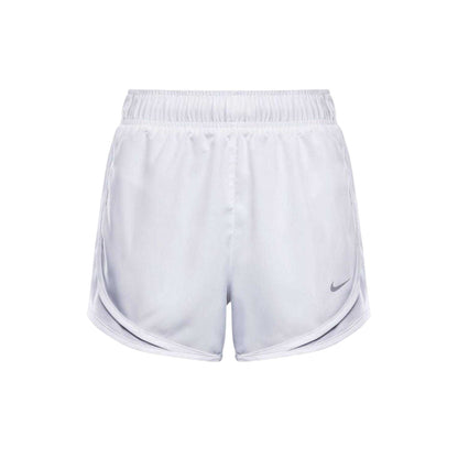 White - Front - Nike Womens-Ladies Tempo Dri-FIT Mid Rise Running Shorts