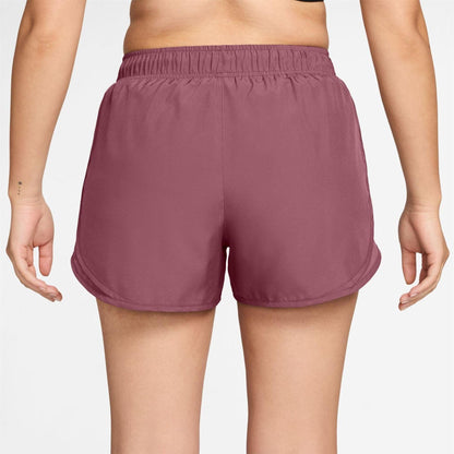 Pink Smoke - Back - Nike Womens-Ladies Tempo Dri-FIT Mid Rise Running Shorts