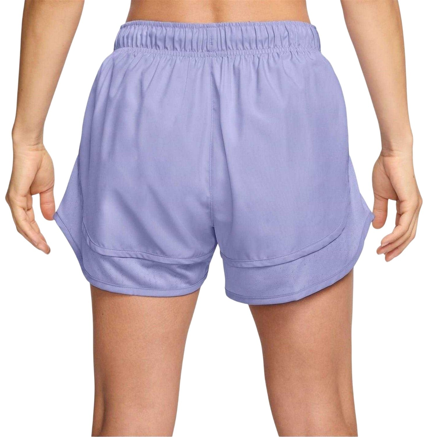 Lilac - Back - Nike Womens-Ladies Tempo Dri-FIT Mid Rise Running Shorts
