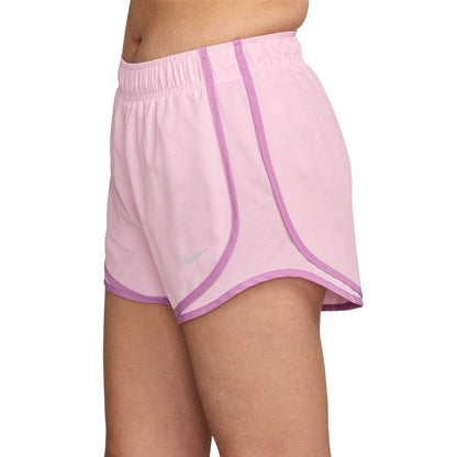 Pink Foam - Side - Nike Womens-Ladies Tempo Dri-FIT Mid Rise Running Shorts