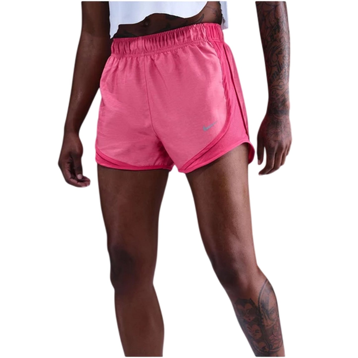 Rush - Front - Nike Womens-Ladies Tempo Dri-FIT Mid Rise Running Shorts