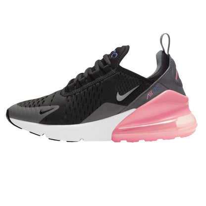 Black-Pink - Back - Nike Childrens-Kids Air Max 270 Shoes