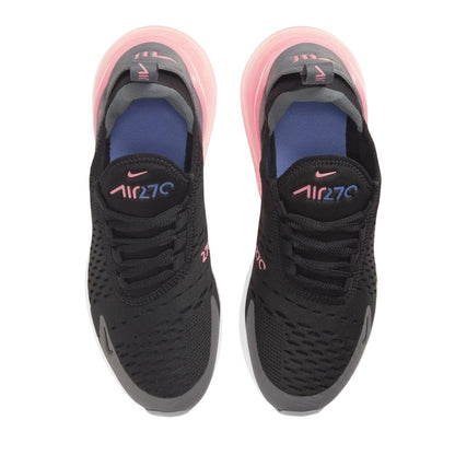 Black-Pink - Side - Nike Childrens-Kids Air Max 270 Shoes