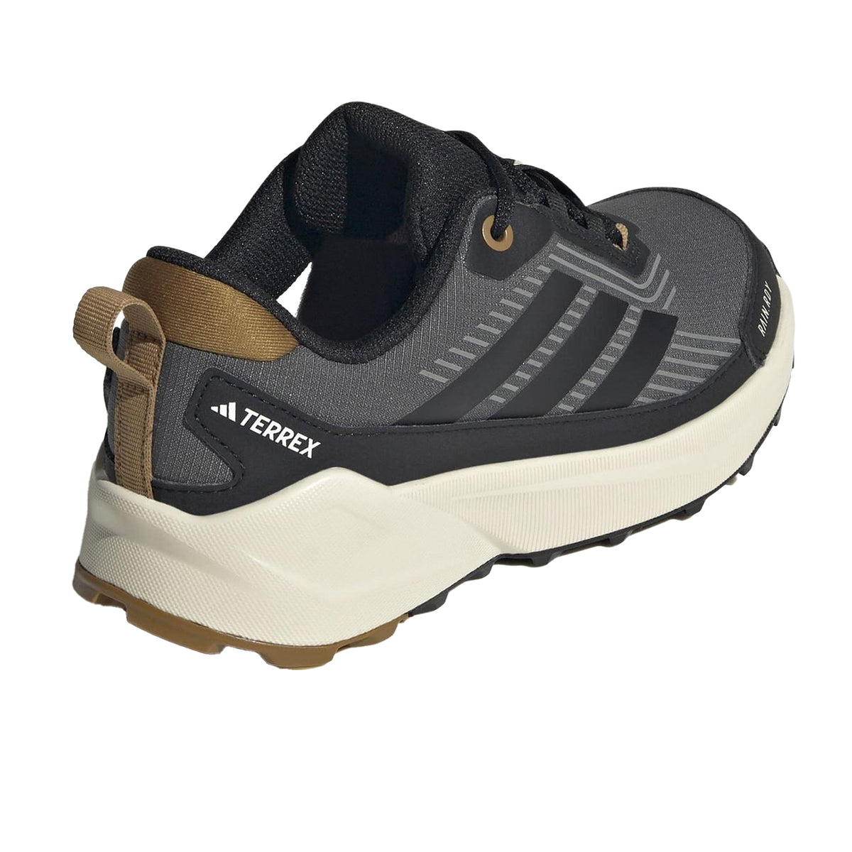 Grey-Black - Back - Adidas Womens-Ladies Terrex Trailmaker Waterproof Hiking Shoes