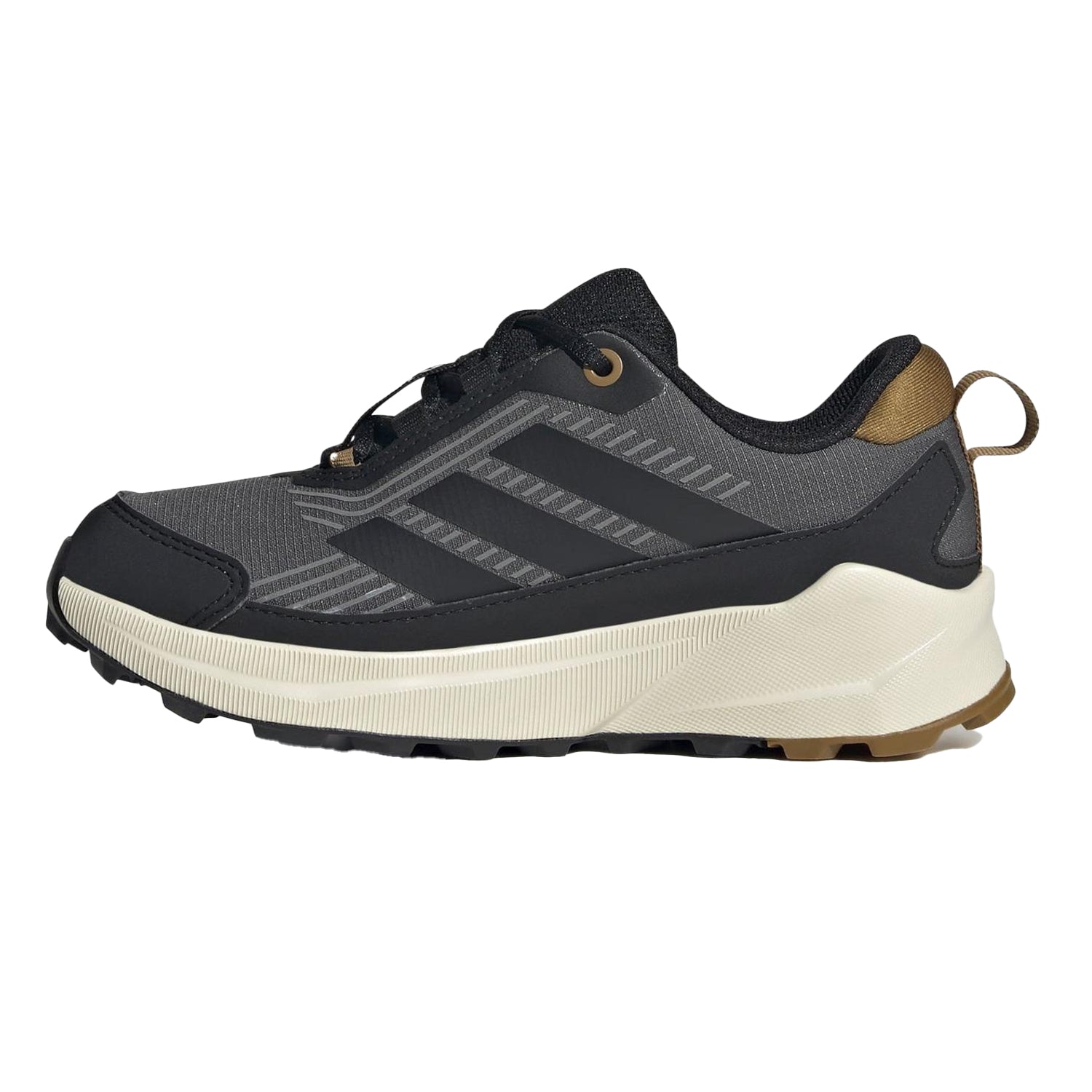 Grey-Black - Side - Adidas Womens-Ladies Terrex Trailmaker Waterproof Hiking Shoes