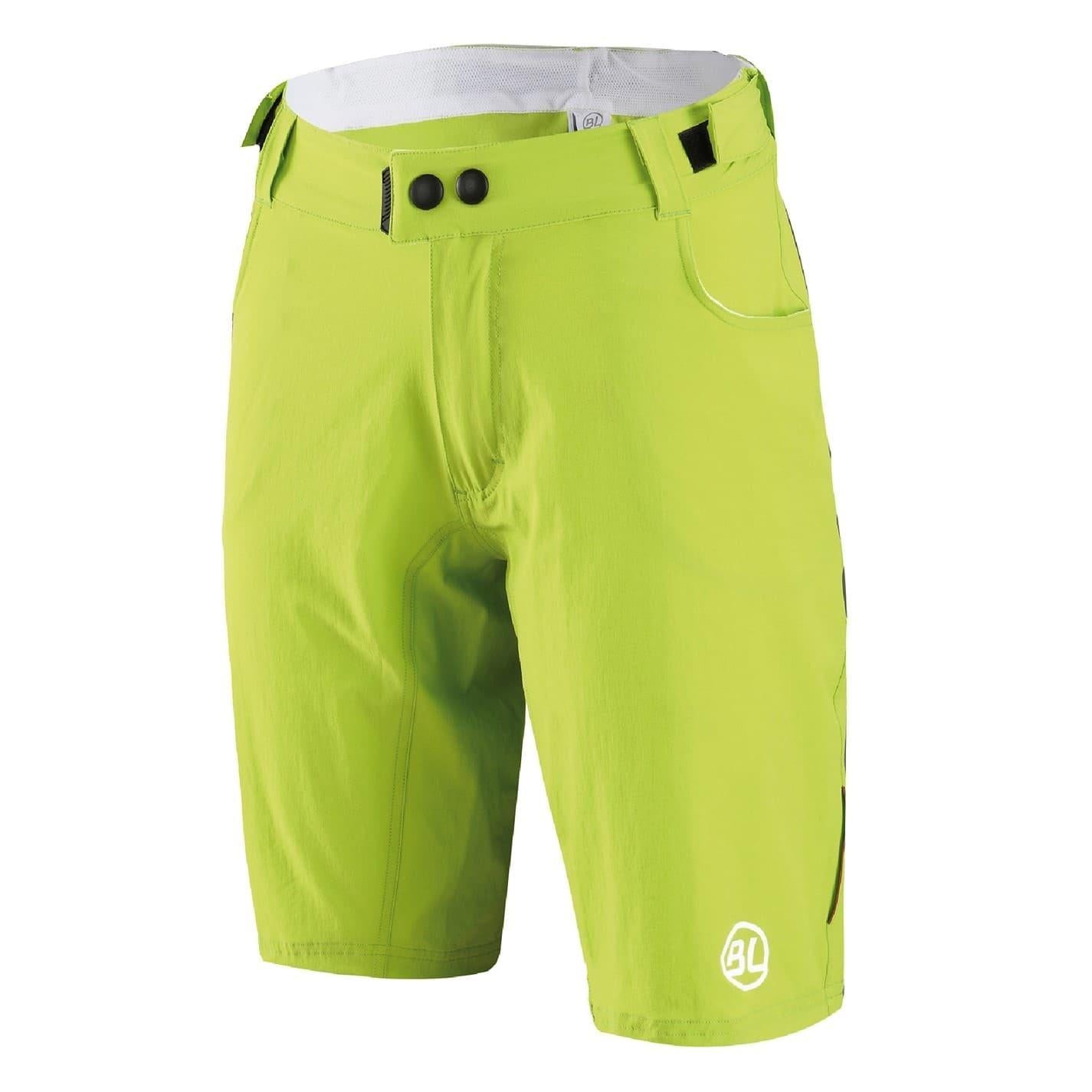 Green - Front - Bicycle Line Womens-Ladies Imola Baggy Shorts