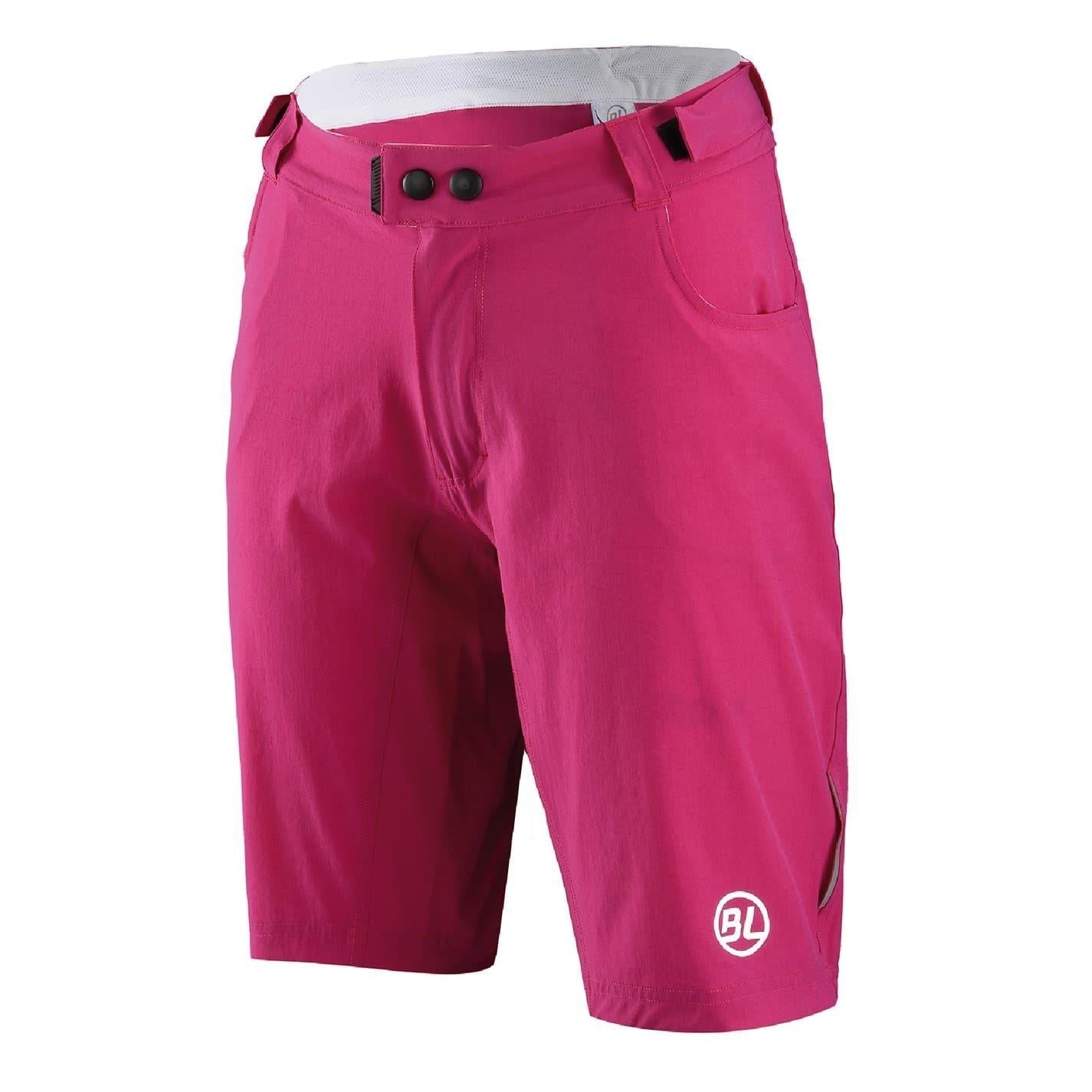 Fuchsia - Front - Bicycle Line Womens-Ladies Imola Baggy Shorts
