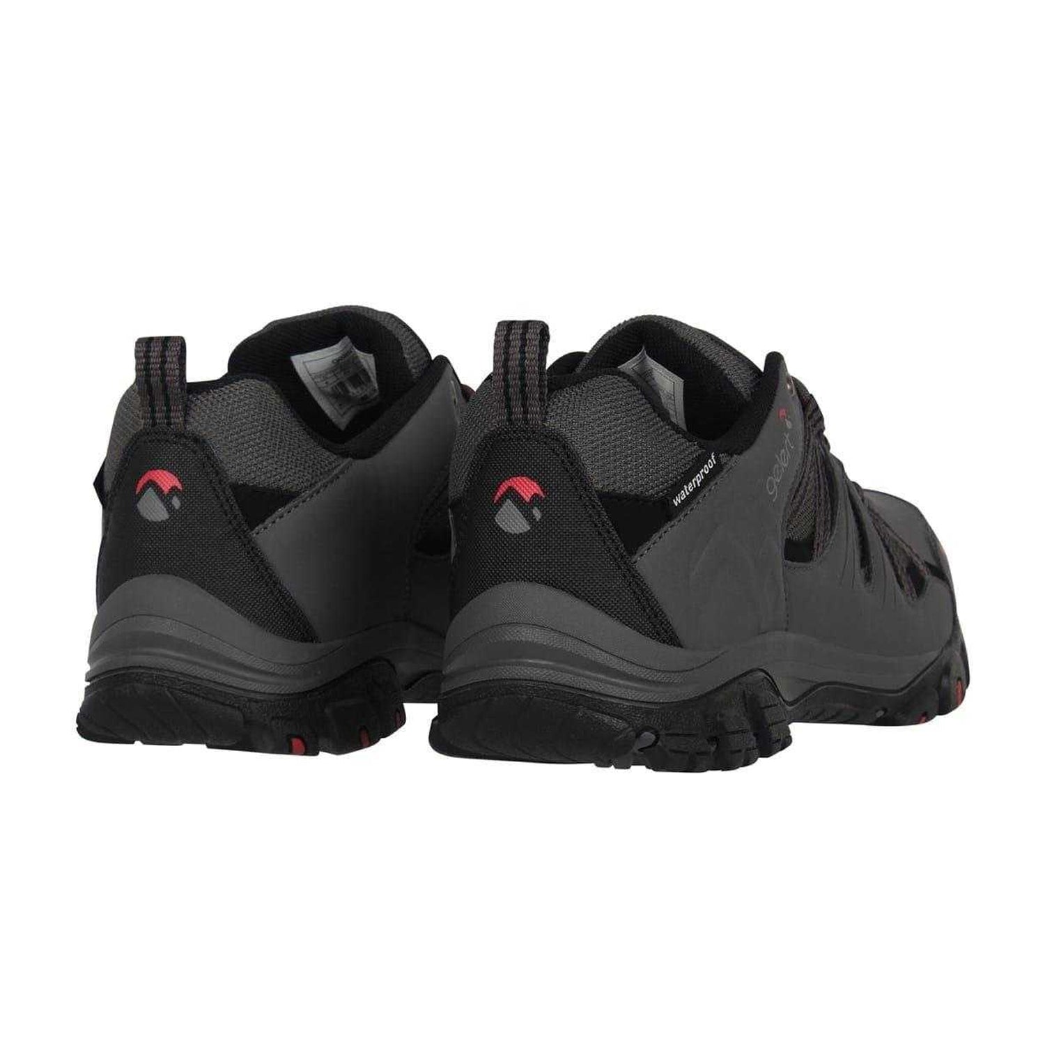 Charcoal - Back - Gelert Mens Horizon Waterproof Low Trainers