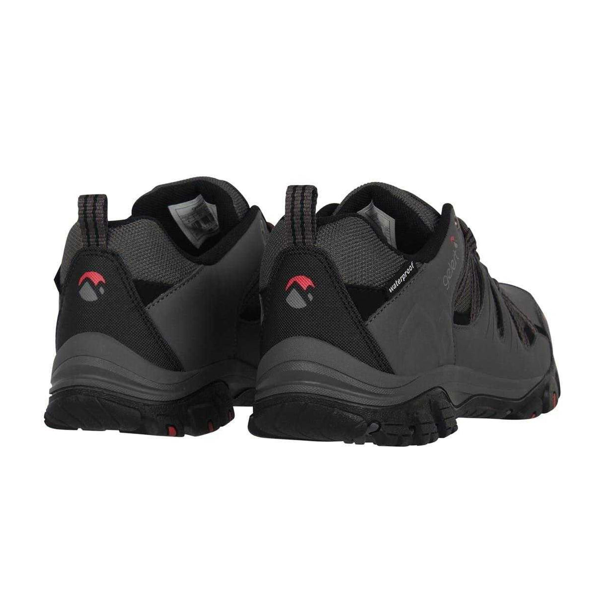 Charcoal - Back - Gelert Mens Horizon Waterproof Low Trainers