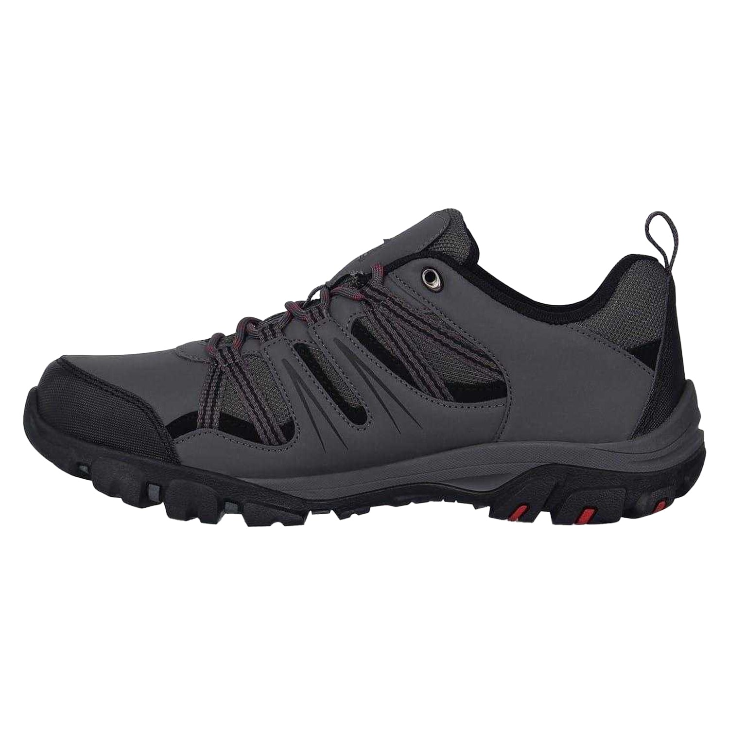 Charcoal - Side - Gelert Mens Horizon Waterproof Low Trainers