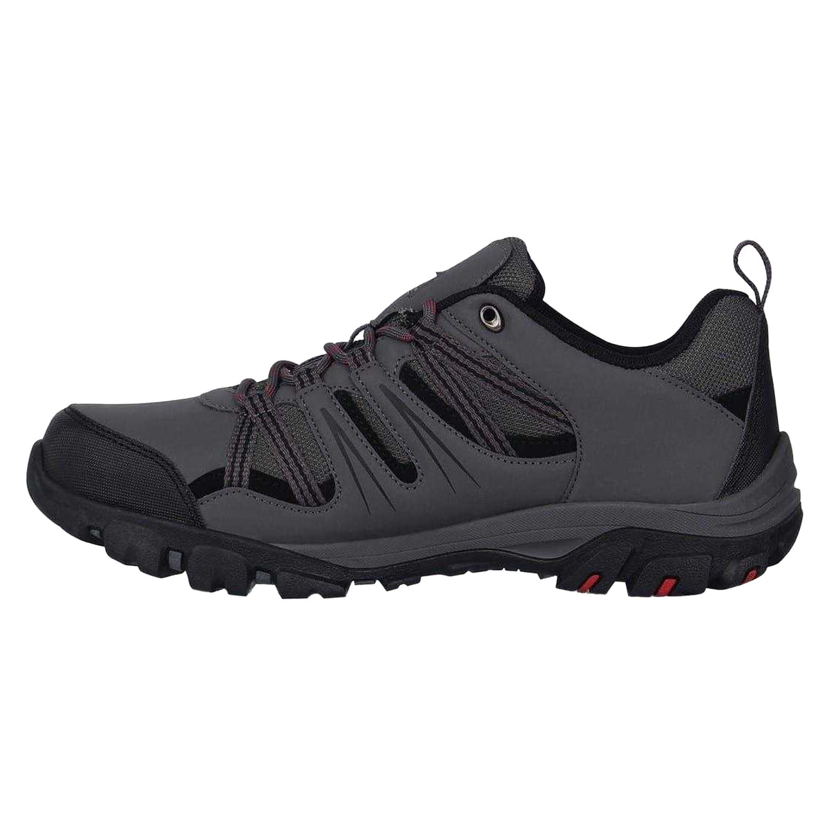 Charcoal - Side - Gelert Mens Horizon Waterproof Low Trainers