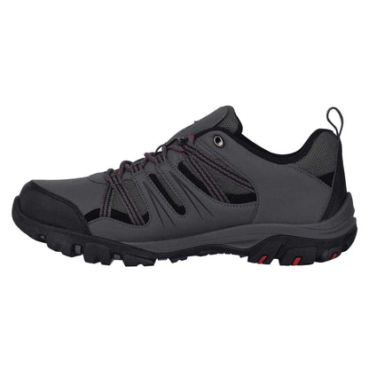 Charcoal - Side - Gelert Mens Horizon Waterproof Low Trainers