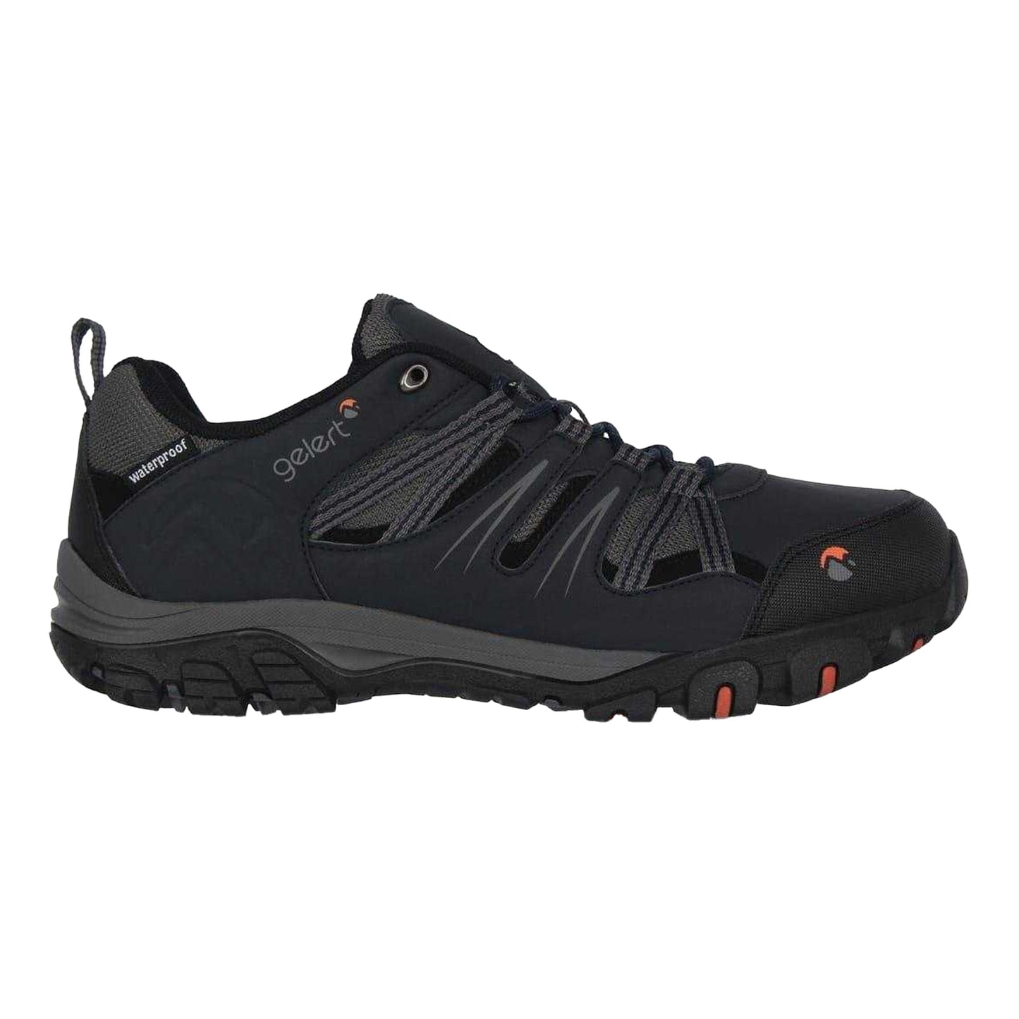 Navy - Front - Gelert Mens Horizon Waterproof Low Trainers