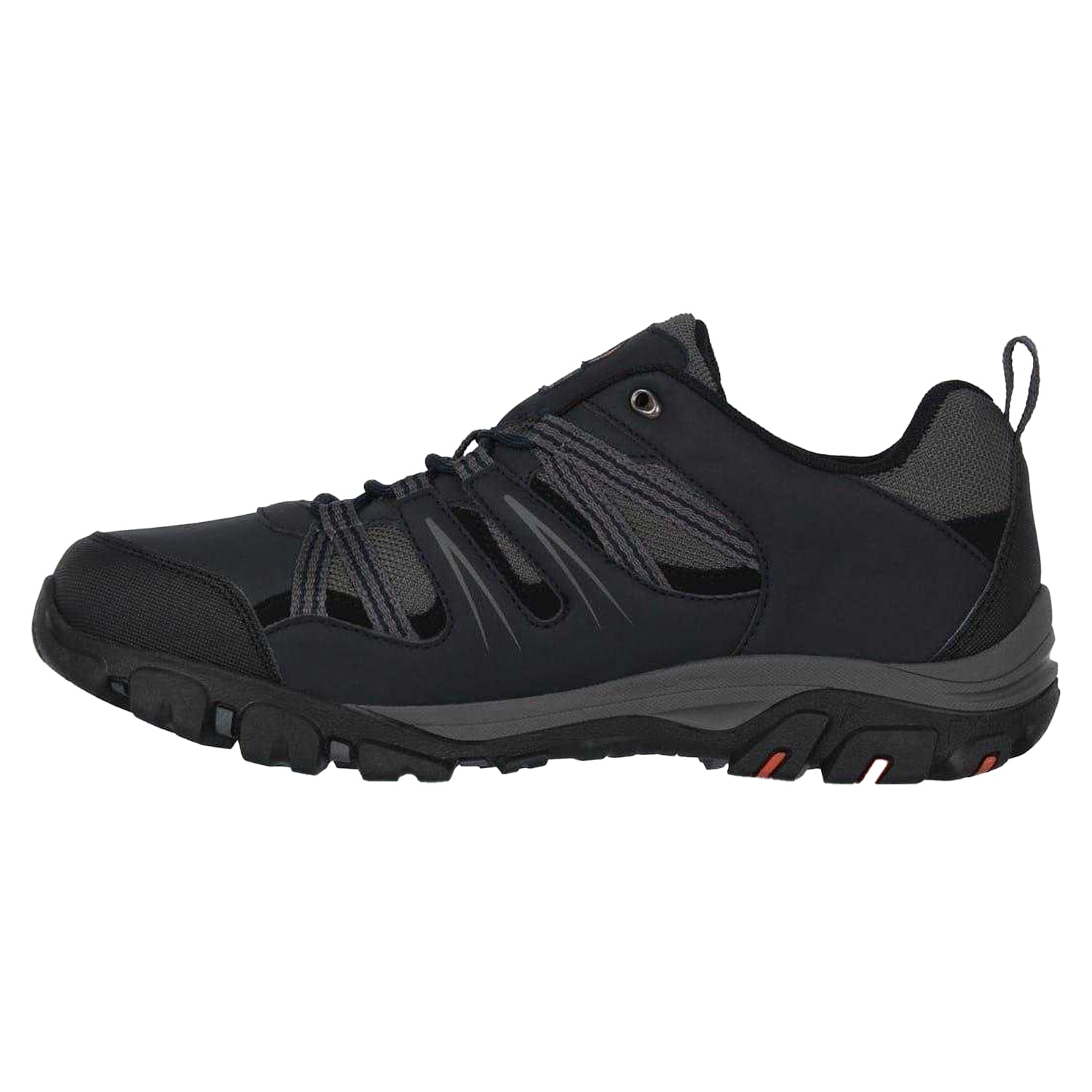 Navy - Side - Gelert Mens Horizon Waterproof Low Trainers