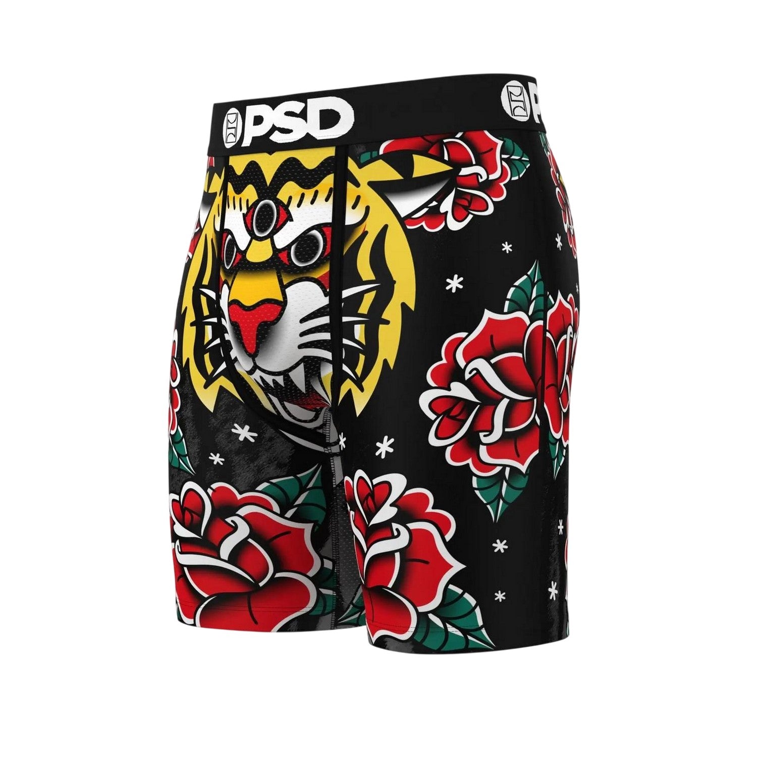 Multicoloured - Lifestyle - PSD Mens 3 Eyed Floral Tiger Boxer Briefs